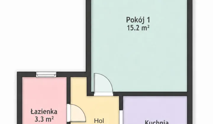 Mieszkanie 1-pokojowe Kraków, ul. Na Błonie