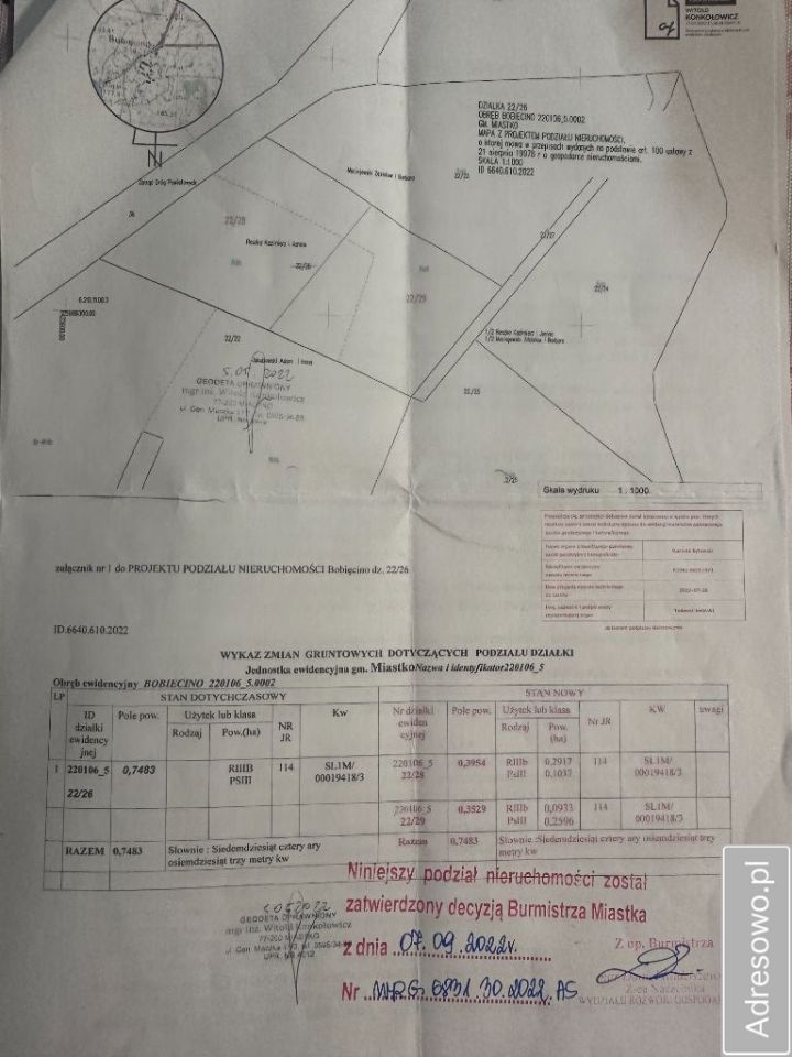 Działka rolno-budowlana Bobięcino. Zdjęcie 9
