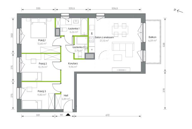 Mieszkanie 4-pokojowe Warszawa Targówek, ul. Oliwska. Zdjęcie 16