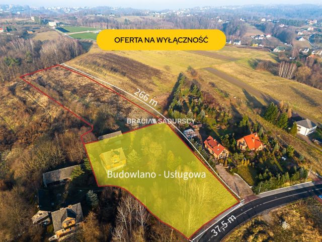 Działka inwestycyjna Włosań, ul. Łobzowska. Zdjęcie 1