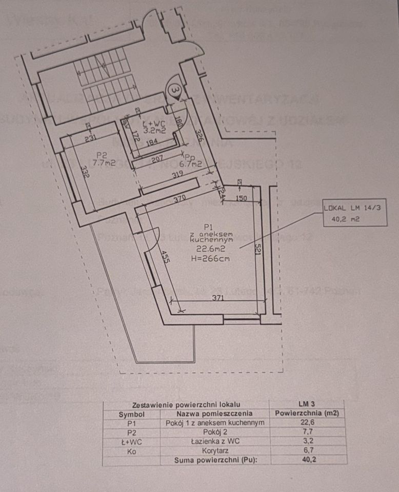 Mieszkanie 2-pokojowe Poznań Centrum, ul. 23 Lutego. Zdjęcie 1