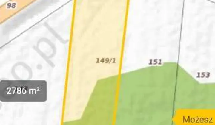 Działka inwestycyjna Łojew