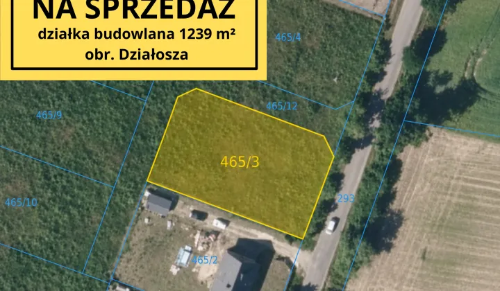 Działka budowlana Działosza