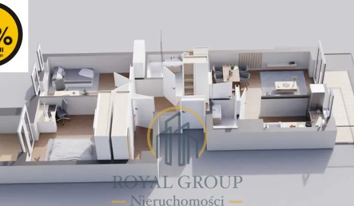 Mieszkanie 3-pokojowe Lublin, ul. Nałęczowska