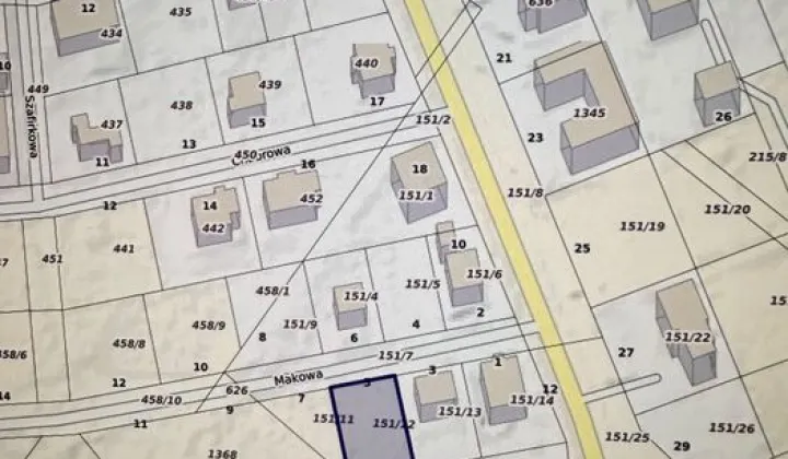 Działka budowlana Jarosławiec, ul. Makowa