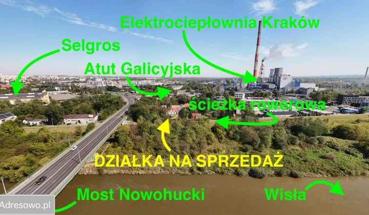 Działka budowlana Kraków Czyżyny, ul. Niepołomska