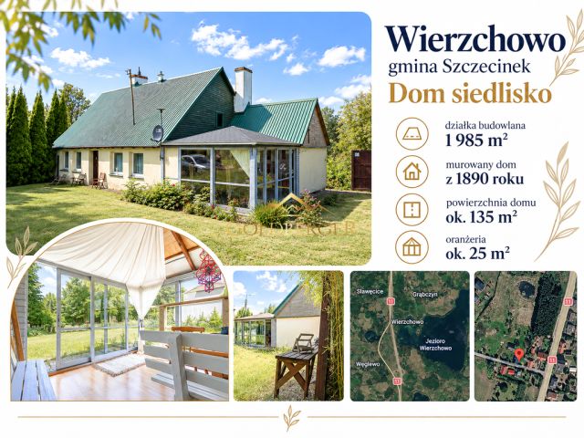 dom wolnostojący, 4 pokoje Wierzchowo. Zdjęcie 1