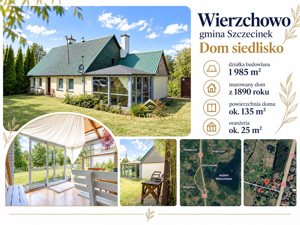dom wolnostojący, 4 pokoje Wierzchowo. Zdjęcie 1