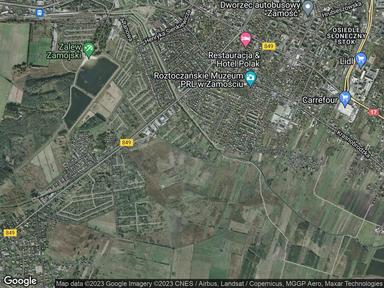 Działka budowlana Zamość, ul. Aleksandra Fredry