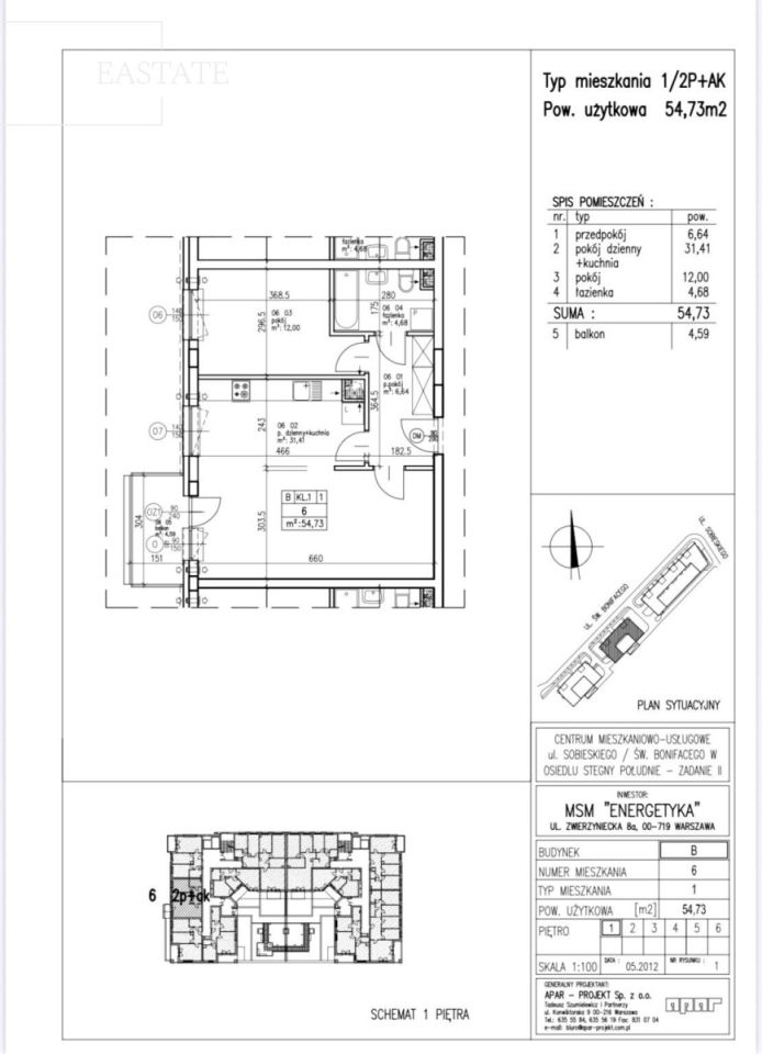 Mieszkanie 2-pokojowe Warszawa Mokotów, ul. św. Bonifacego. Zdjęcie 16