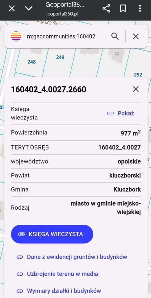 Działka budowlana Kluczbork Centrum, ul. Księdza Curzydły. Zdjęcie 3