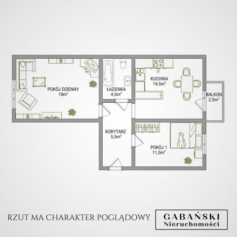 Mieszkanie 2-pokojowe Tarnów, ul. Wilsona. Zdjęcie 16