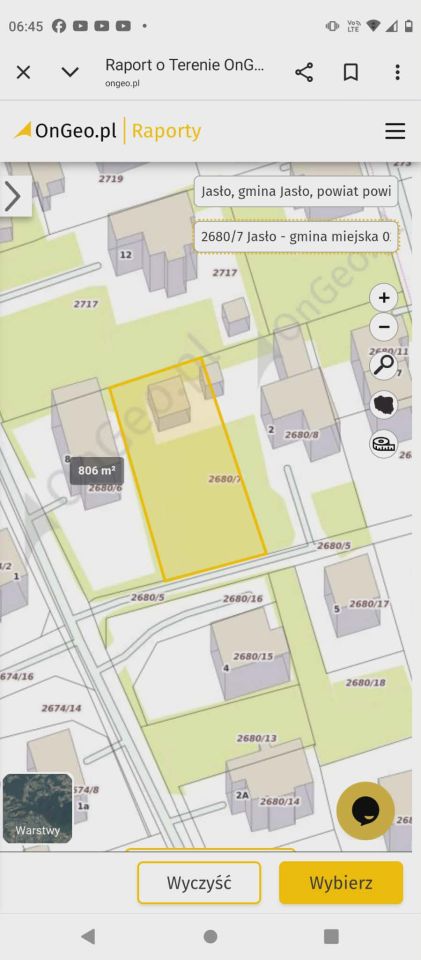 Działka budowlana Jasło Ulaszowice, ul. Ignacego Łukasiewicza. Zdjęcie 2