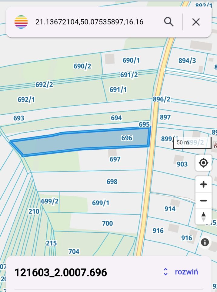 Działka siedliskowa Nowe Żukowice Gołębin