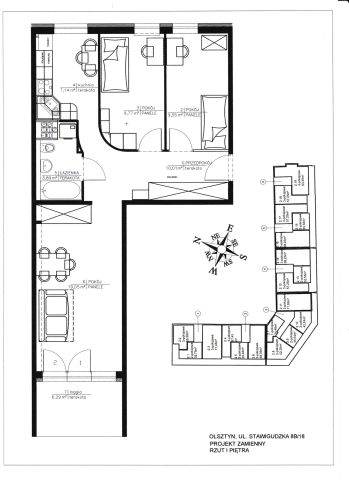 Mieszkanie 3-pokojowe Olsztyn Jaroty. Zdjęcie 20