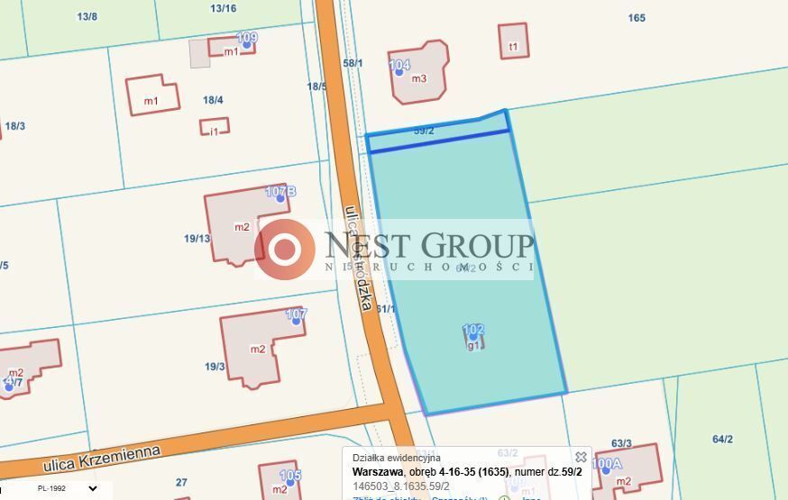 Działka Warszawa Białołęka, ul. Ostródzka. Zdjęcie 3