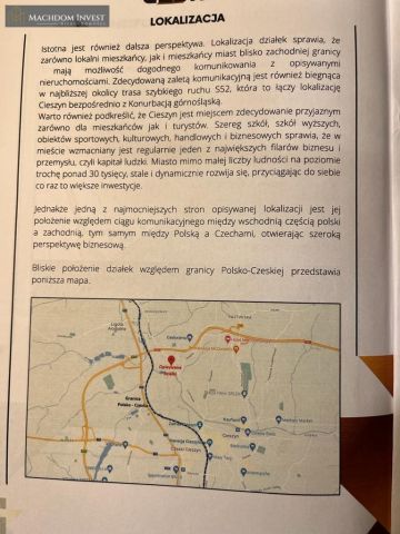 Działka inwestycyjna Cieszyn, ul. Frysztacka. Zdjęcie 6