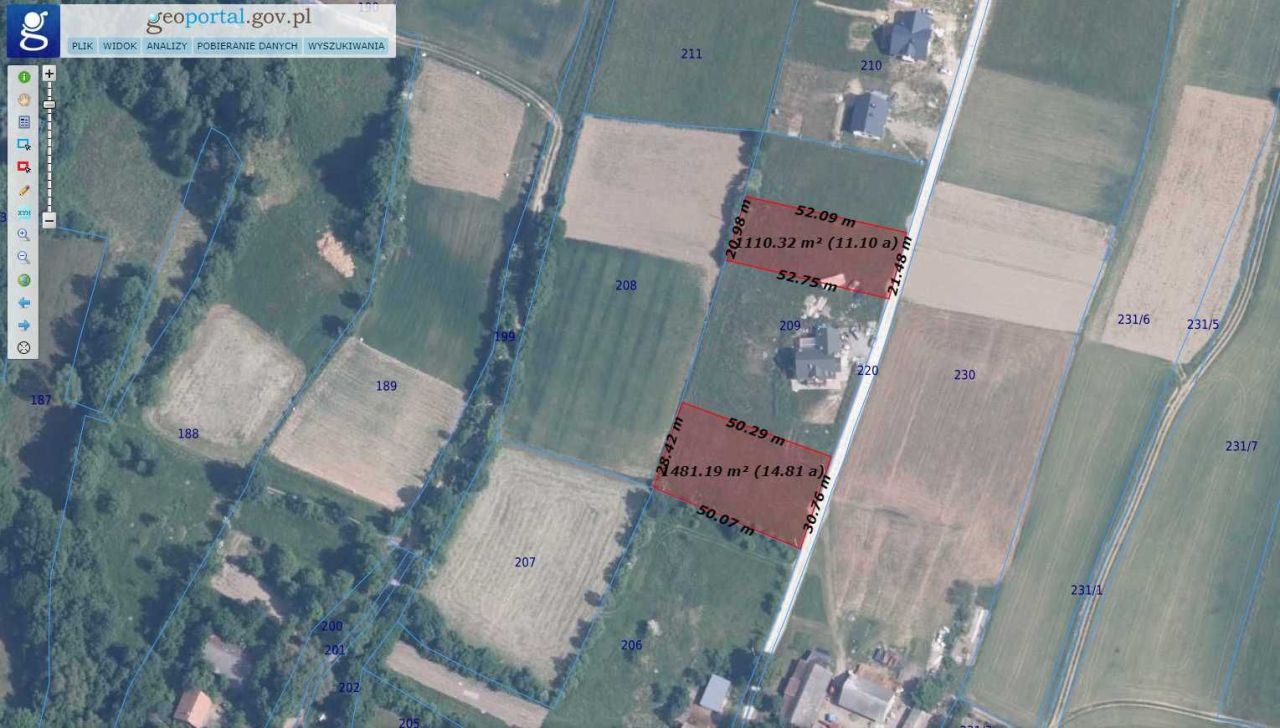 Działka budowlana Wola Kurowska. Zdjęcie 4