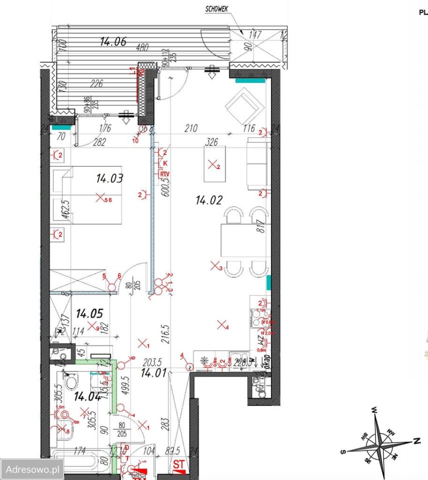 Mieszkanie 2-pokojowe Lublin Szerokie, ul. Nałęczowska. Zdjęcie 4