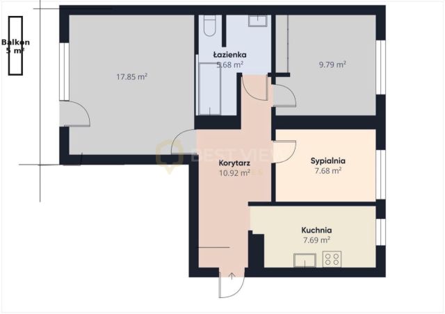Mieszkanie 3-pokojowe Warszawa Praga, ul. Ostrobramska. Zdjęcie 17