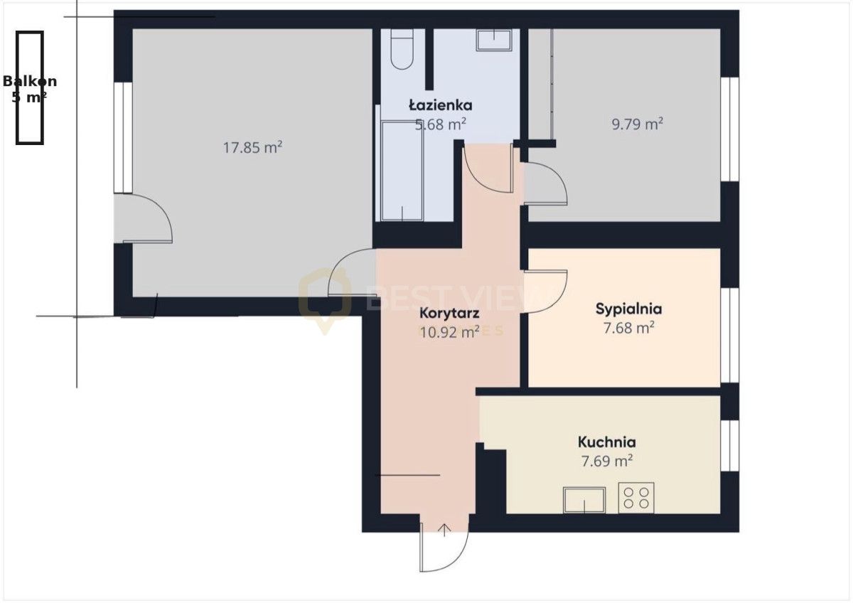 Mieszkanie 3-pokojowe Warszawa Praga, ul. Ostrobramska. Zdjęcie 17