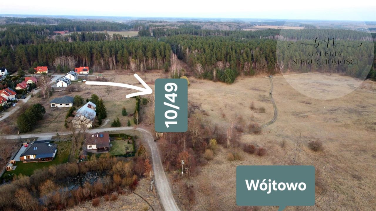 Działka inwestycyjna Wójtowo, ul. Borowa