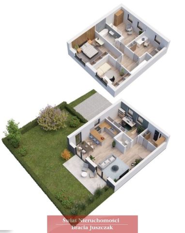 bliźniak, 5 pokoi Iwiny. Zdjęcie 5