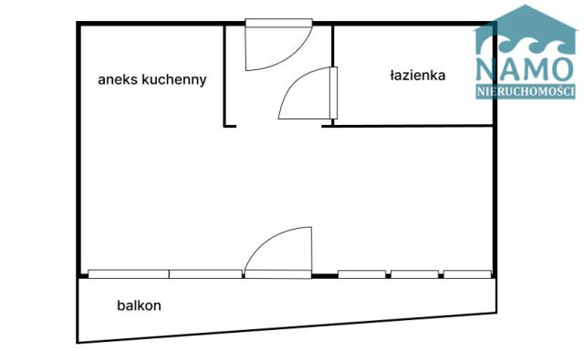 Mieszkanie 1-pokojowe Wrocław Fabryczna, ul. Aleksandra Ostrowskiego. Zdjęcie 6