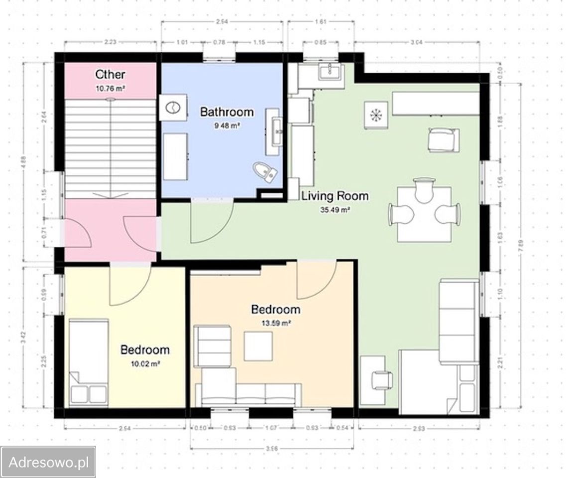 dom wolnostojący, 6 pokoi Lębork Centrum, ul. Zawiszy Czarnego. Zdjęcie 17