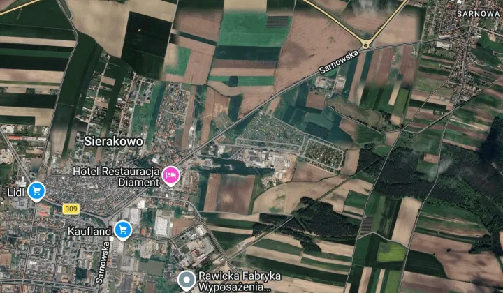 Działka rod Rawicz, ul. Kamienista