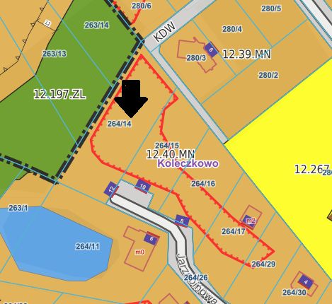 Działka budowlana Koleczkowo, ul. Jarzębinowa. Zdjęcie 7