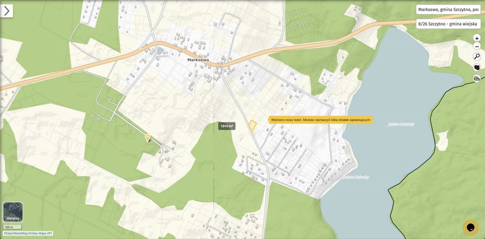 Działka rolna Marksewo. Zdjęcie 4
