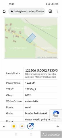 Działka rolna Grzechynia. Zdjęcie 1