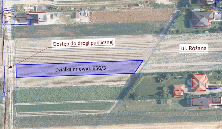 Działka budowlana Stara Wieś, ul. Akacjowa