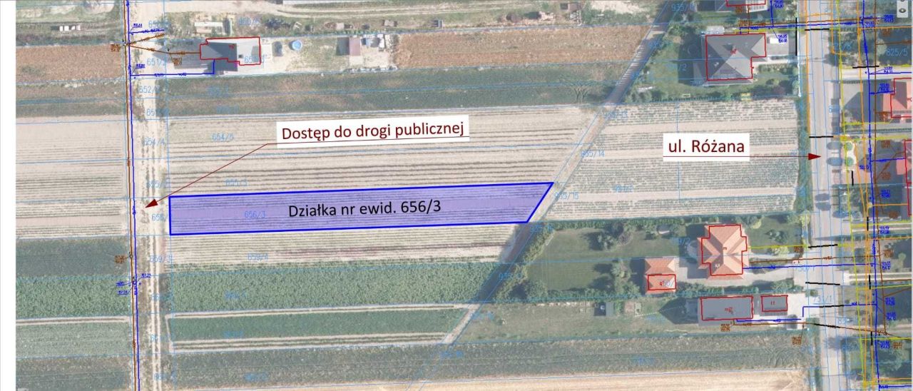 Działka budowlana Stara Wieś, ul. Akacjowa. Zdjęcie 1