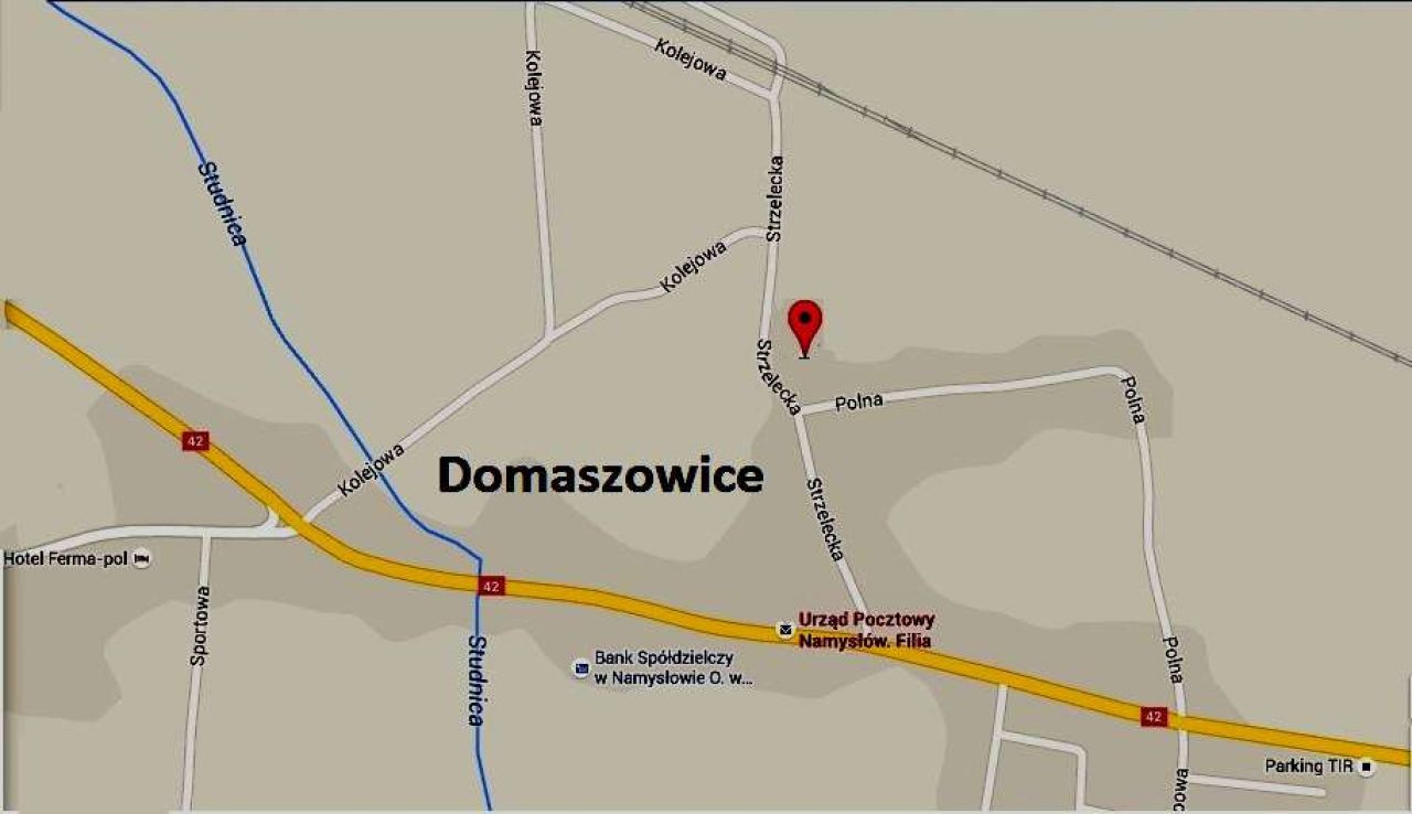 Działka budowlana Domaszowice