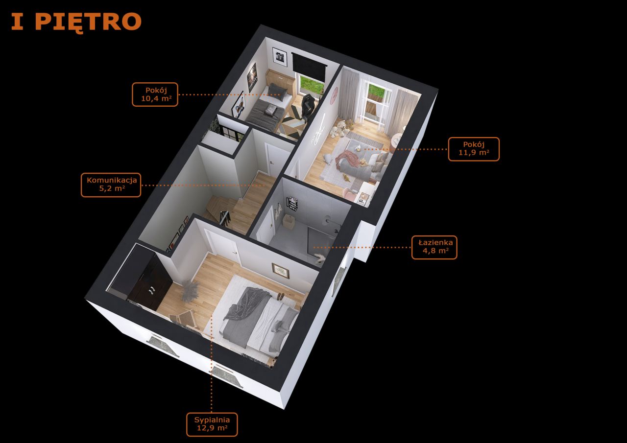 bliźniak, 4 pokoje Mechnice, ul. Jaśminowa. Zdjęcie 21