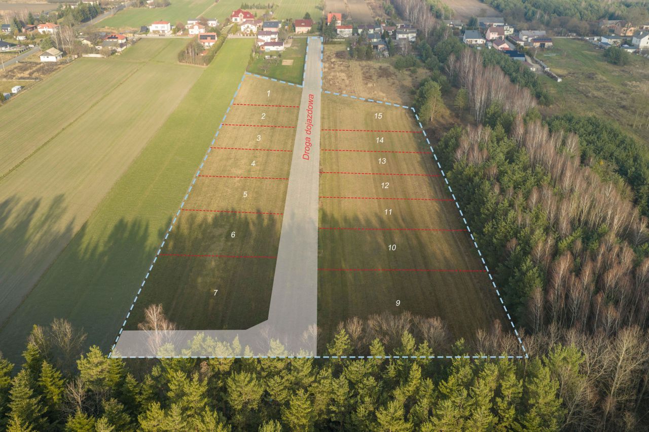 Działka budowlana Nowe Chrusty, ul. Kasztanowa. Zdjęcie 2