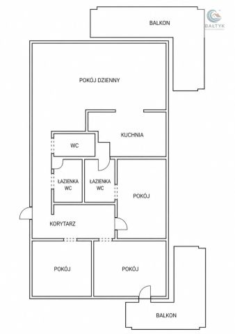 Mieszkanie 4-pokojowe Gdańsk Śródmieście, ul. Sienna Grobla. Zdjęcie 17