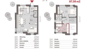 bliźniak, 3 pokoje Gdańsk Osowa