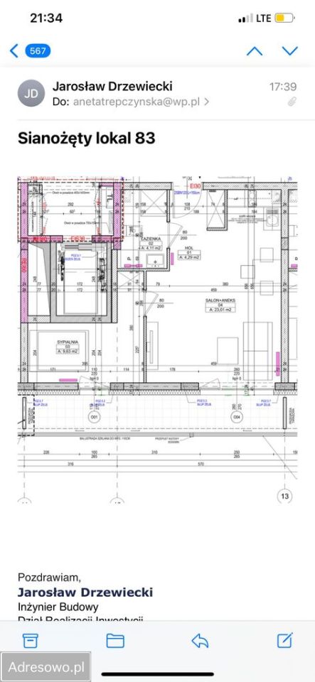 Mieszkanie 2-pokojowe Sianożęty, ul. Ku Morzu. Zdjęcie 8