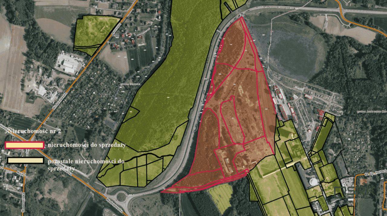 Działka inwestycyjna Mszana, ul. Górnicza. Zdjęcie 1