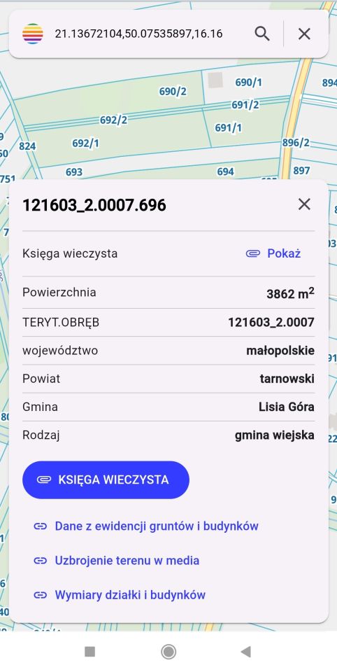 Działka budowlana Nowe Żukowice Gołębin. Zdjęcie 2