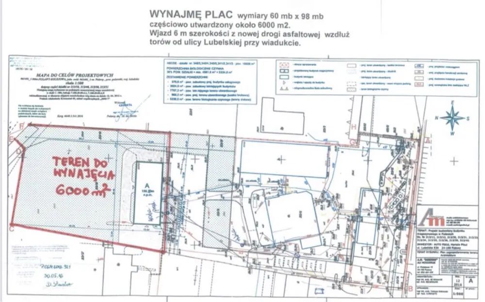 Działka inwestycyjna Puławy, ul. Składowa. Zdjęcie 1