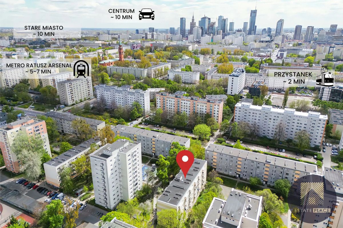 Mieszkanie 3-pokojowe Warszawa Śródmieście, ul. Mordechaja Anielewicza. Zdjęcie 14