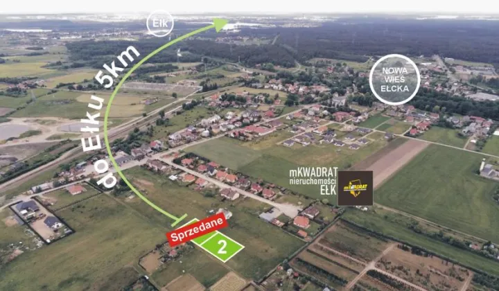 Działka budowlana Nowa Wieś Ełcka