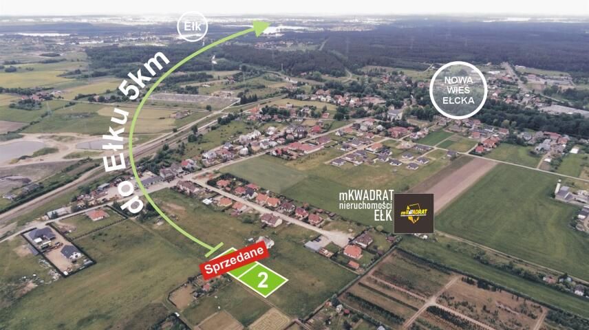 Działka budowlana Nowa Wieś Ełcka. Zdjęcie 1