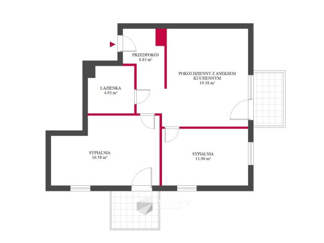 Mieszkanie 3-pokojowe Poznań Naramowice, ul. Sielawy. Zdjęcie 11
