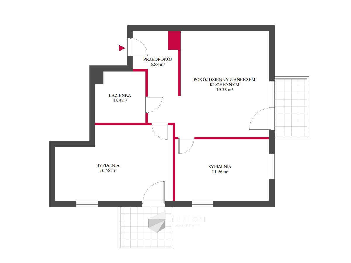 Mieszkanie 3-pokojowe Poznań Naramowice, ul. Sielawy. Zdjęcie 11