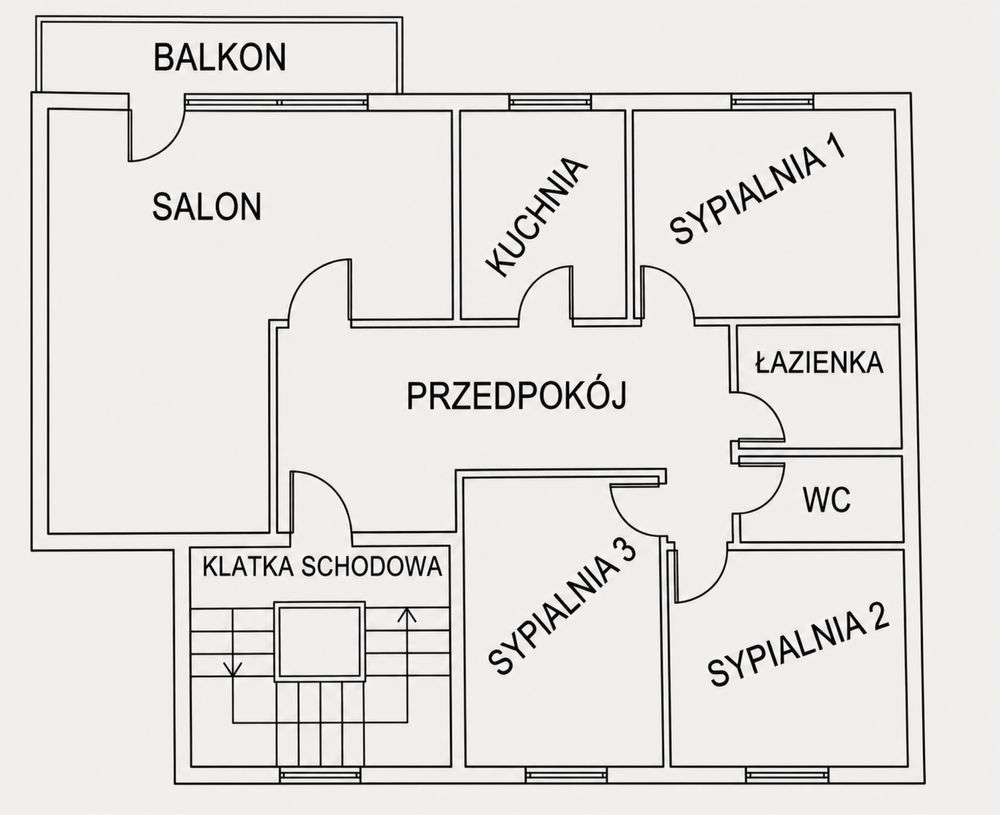 Mieszkanie 4-pokojowe Ełk. Zdjęcie 6